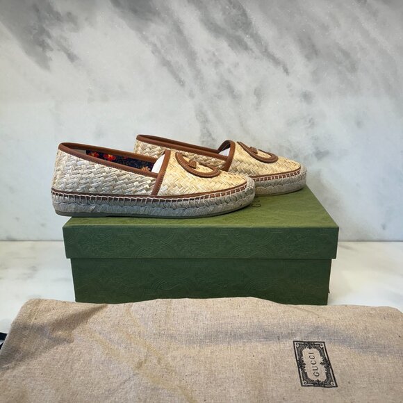 NWT Gucci Adela GG Espadrille size 7 - Picture 4 of 8